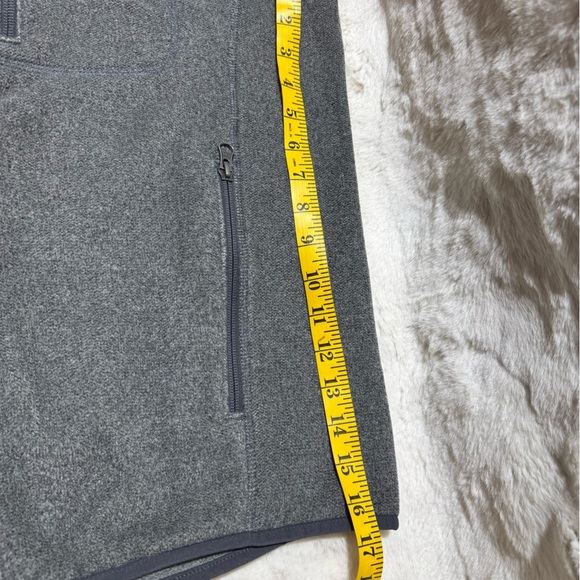 Duluth Trading Men's Two Harbors Polartec Fleece Vest pockets in/out Medium gray - Picture 11 of 13